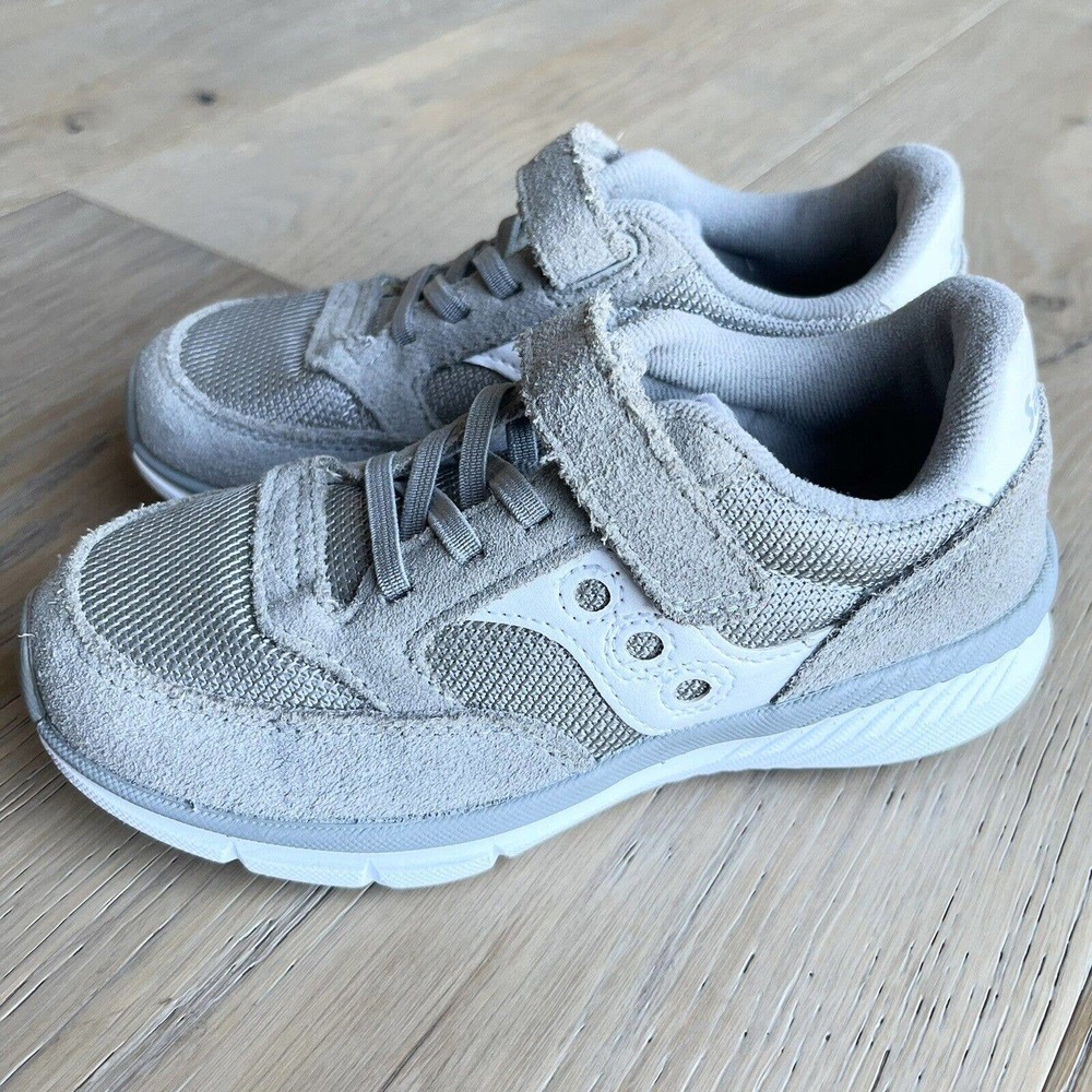Saucony Jazz Lite A/C Gray Youth 12 Wide Leather Athletic